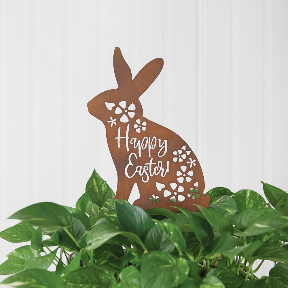 Rustic Happy Easter Garden Stake CTW Home Collection