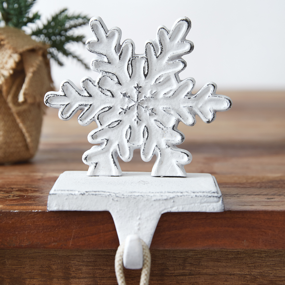 Cast Iron Snowflake Stocking Holder CTW Home Collection