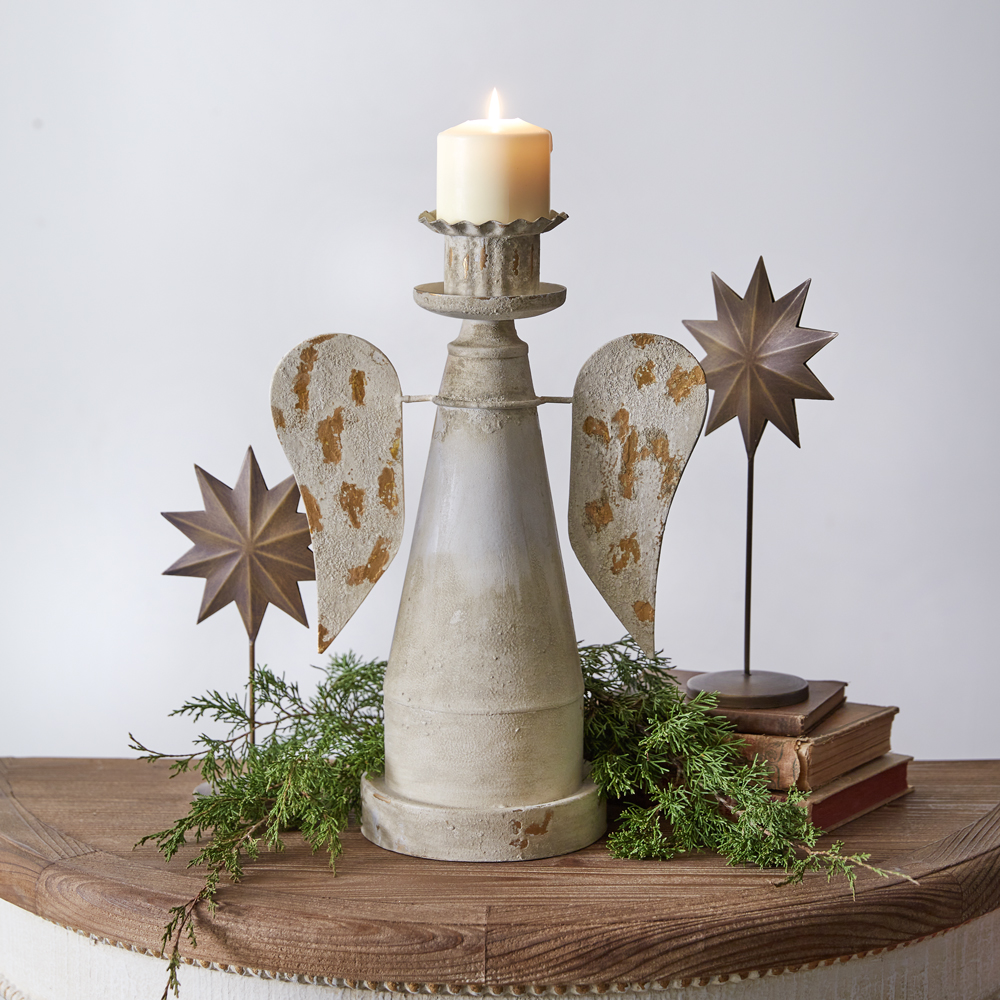 Angel Pillar Candle Holder CTW Home Collection