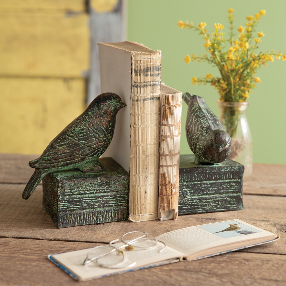 Perched Birds Bookends CTW Home Collection
