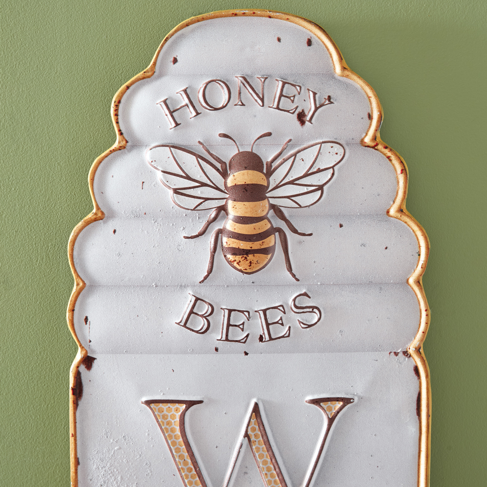 Bee Wood Sign Honeycomb Sign Spring Round Sign Save 