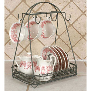 ctw Home 770425 Hanging Plate & Cup Rack