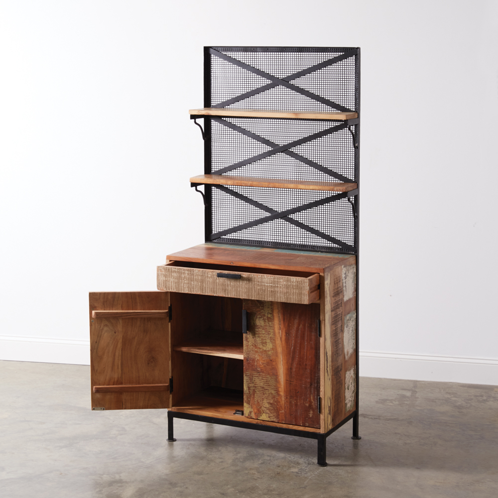 Reclaimed Wood Bakers Rack CTW Home Collection