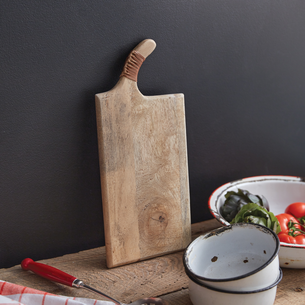 How to Add a Leather Handle to a Cutting Board