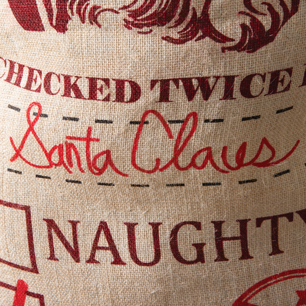 Santa's List Toy Sack CTW Home Collection