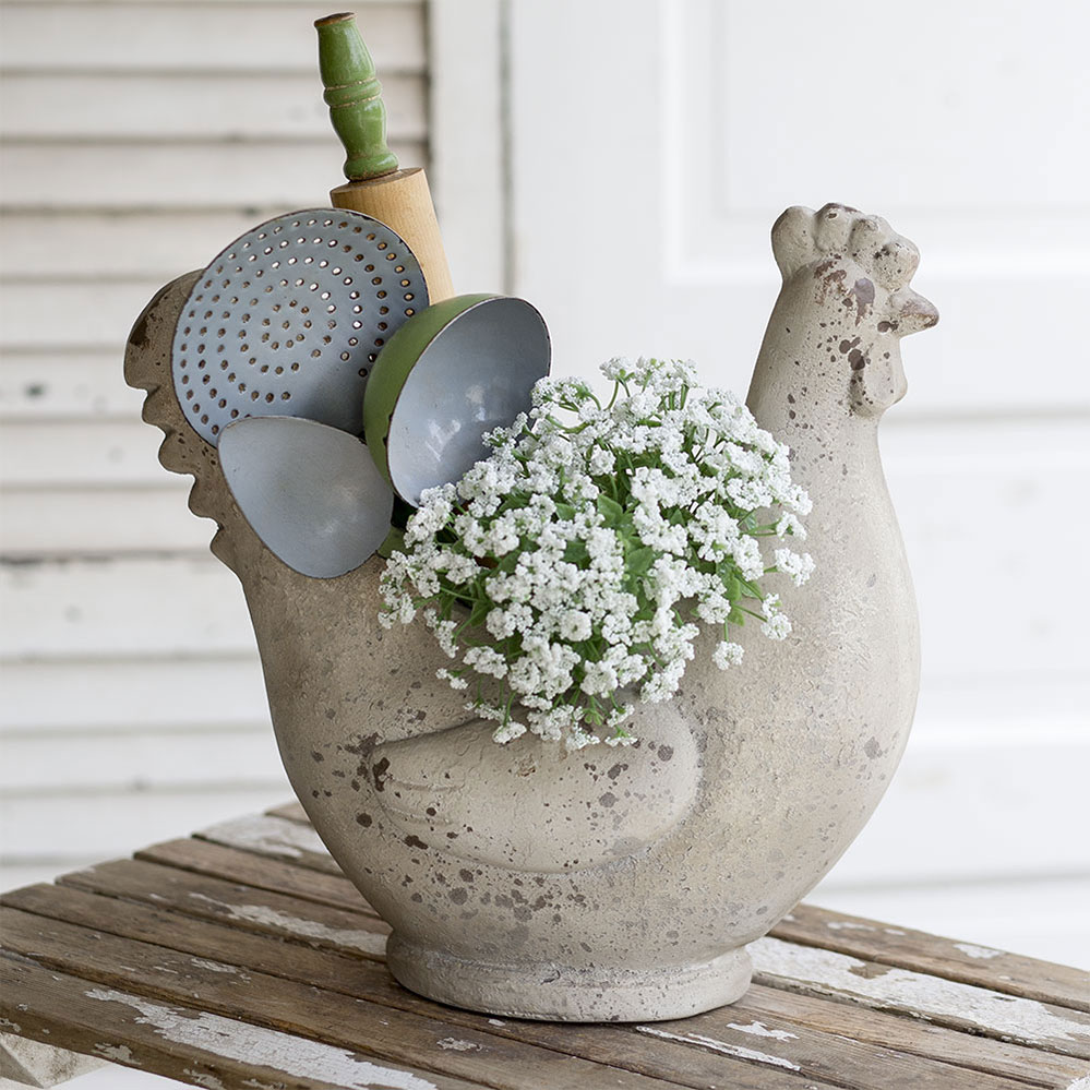 Large Hen Planter CTW Home Collection