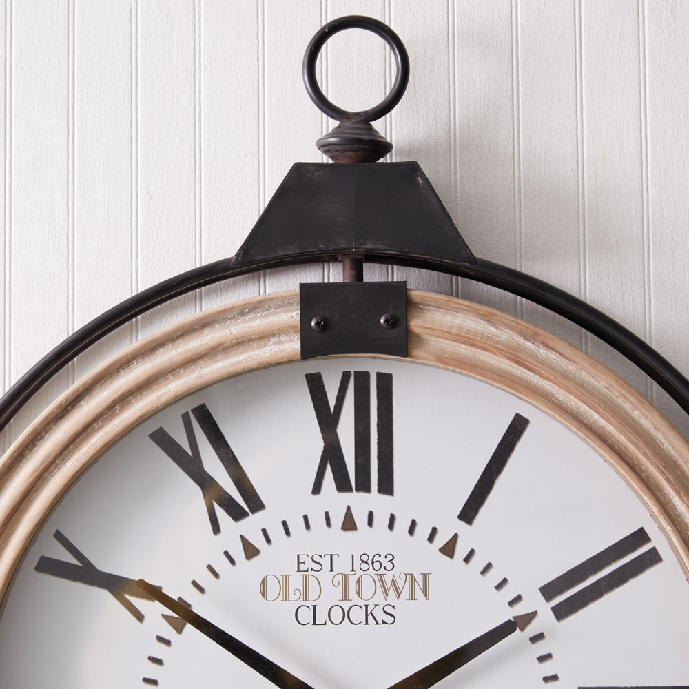 Large Pocket Watch Style Wall Clock | Ctw Home Collection