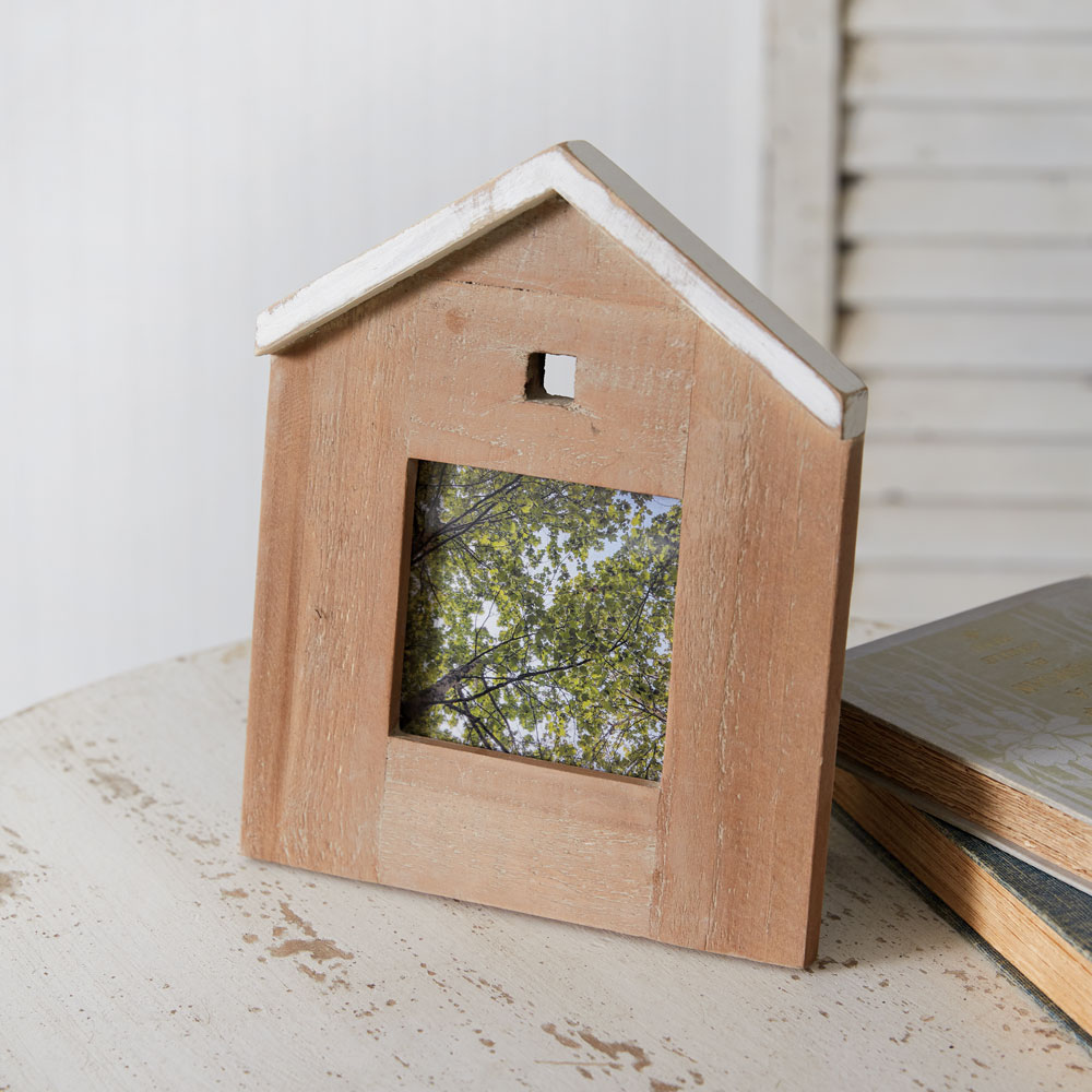 House to Home White Picture Frame, 4x6