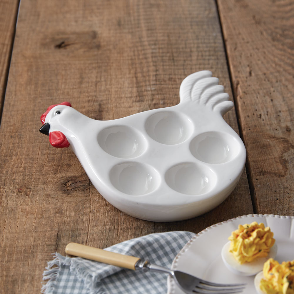 Rooster Deviled Egg Platter CTW Home Collection
