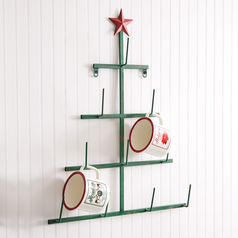 Christmas Tree Bottle Dryer Wall Rack | CTW Home Collection