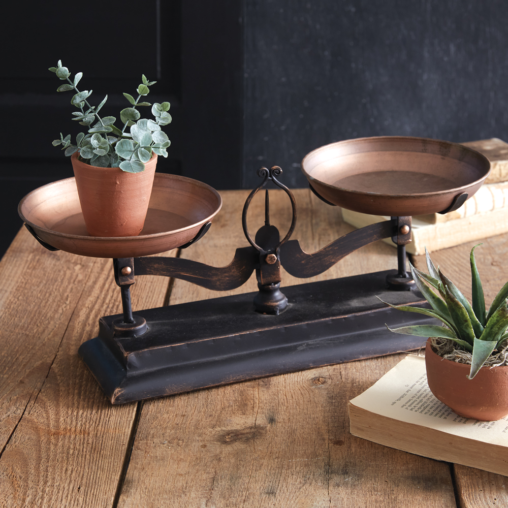 Decorative Copper Balance Scale CTW Home Collection
