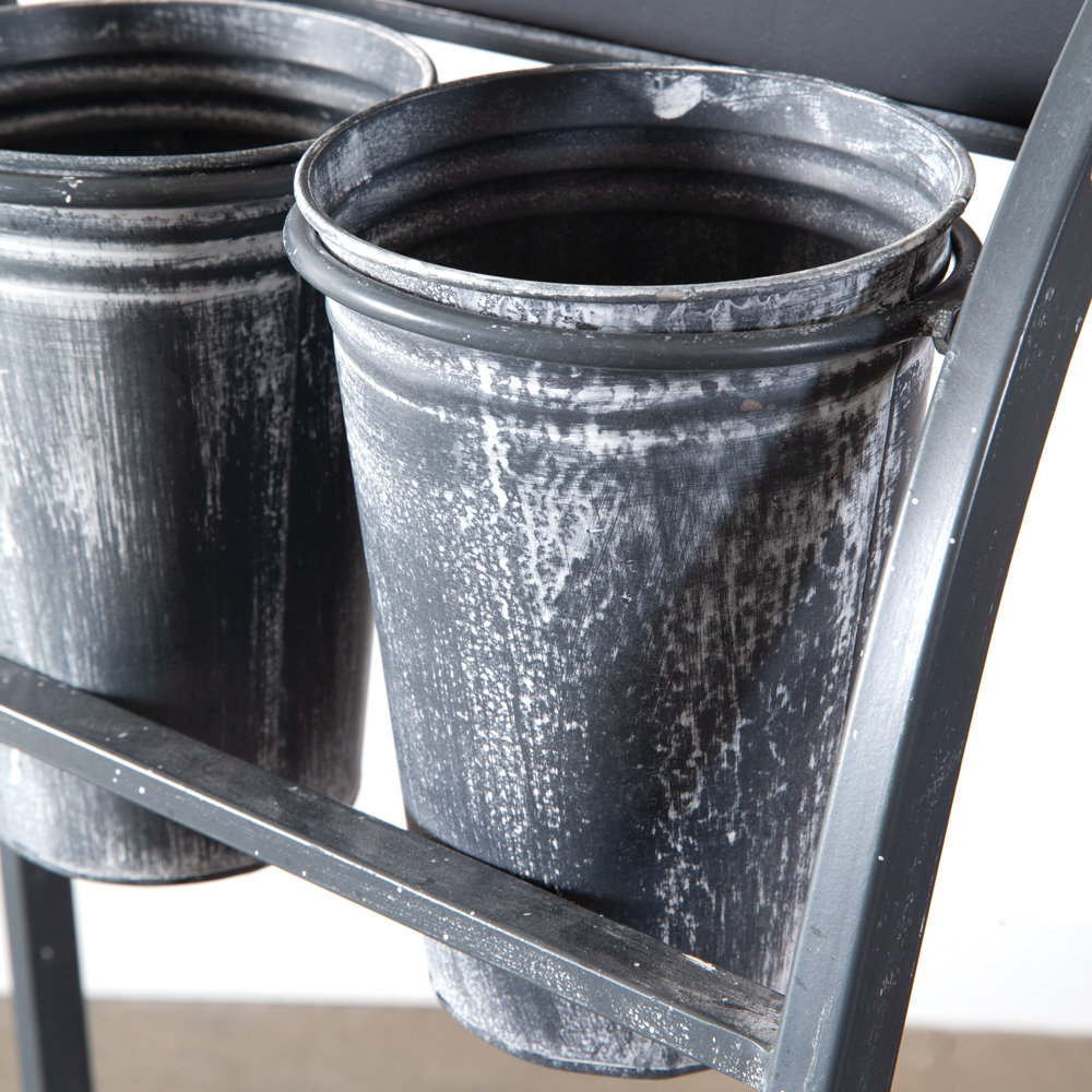 Twelve Container Organizer Rack with Chalk Board | CTW Home Collection