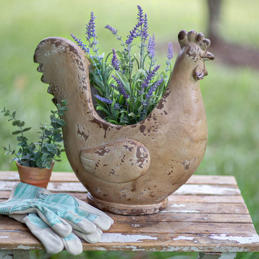 Large Hen Planter CTW Home Collection